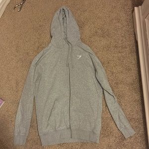 Gym Shark men’s hoodie, size medium, gray.
